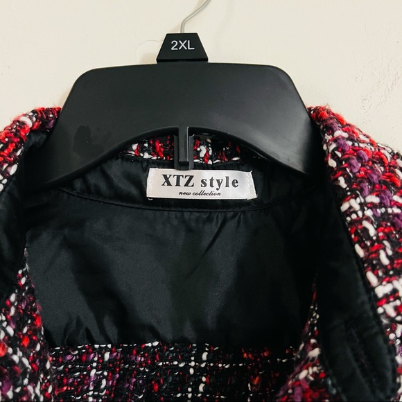 Plaid button down jacket shirt - Picture 3 of 10